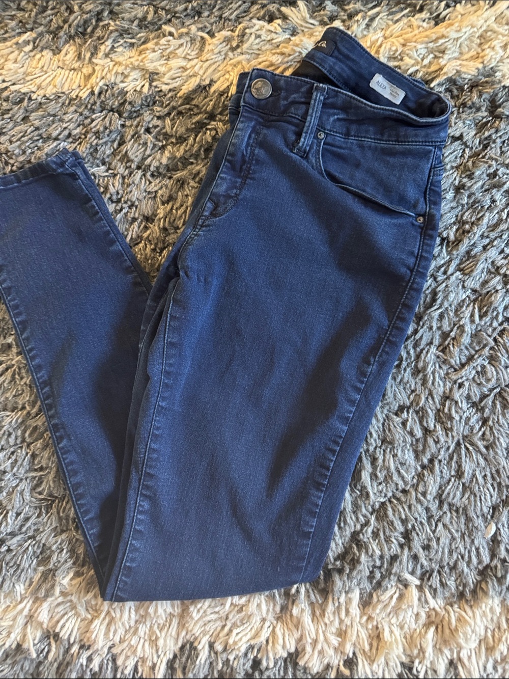 Mavi Dark Navy High-Rise Skinny Jeans